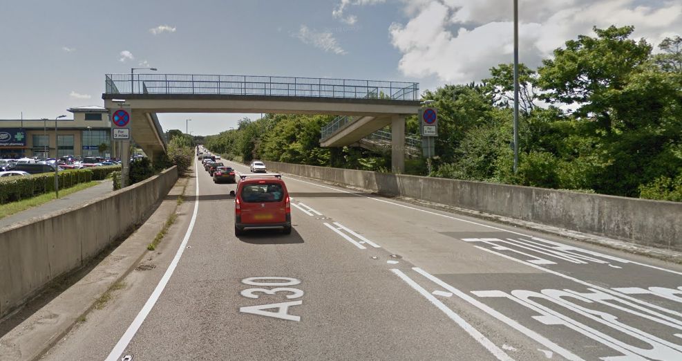 Multi vehicle crash closes stretch of A30 on the Hayle bypass